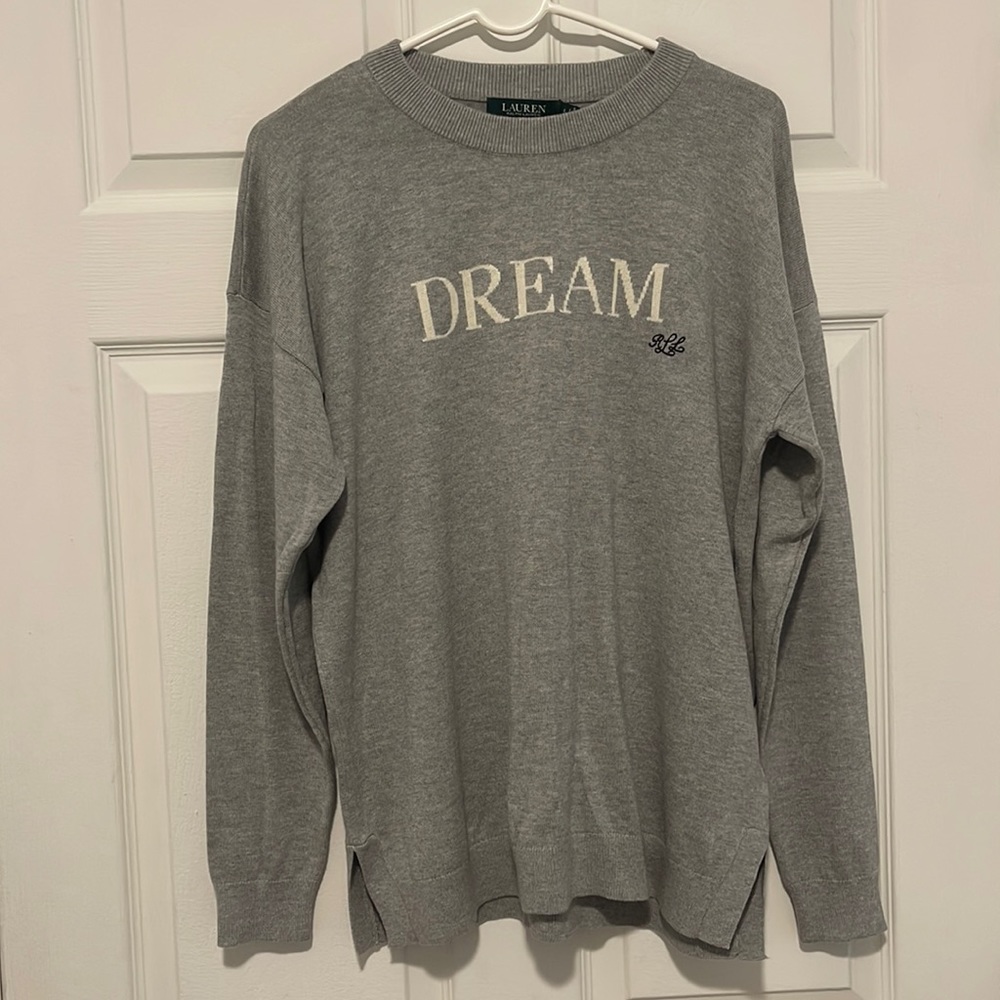 NWT Lauren Ralph Lauren Crewneck Sweater “Dream”